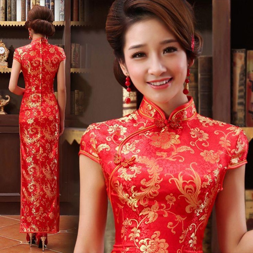 Ua hong Mei Traditional Dress, Red, Size XL, NWOT, Never Worn